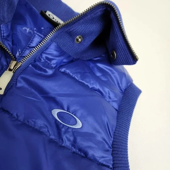 Oakley Collard Blue Puffer Vest - Picture 3 of 7